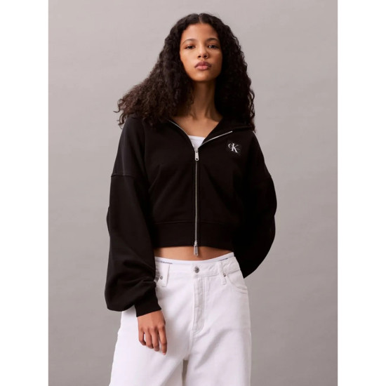 Calvin Klein Γυναικεία ζακέτα Terry Cotton Sweatshirt